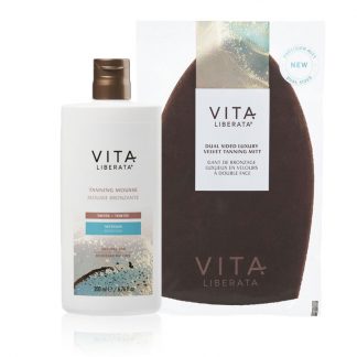 vita liberata tinted self tan mousse en tanning mitt