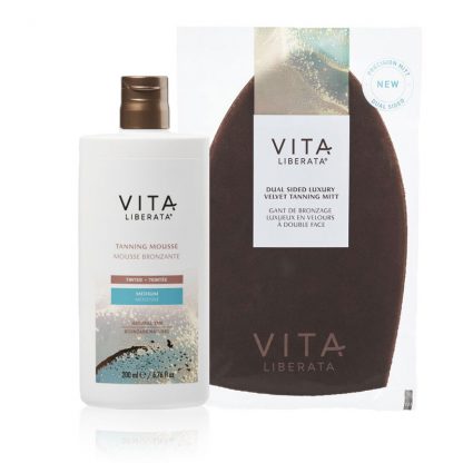 vita liberata tinted self tan mousse en tanning mitt