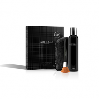 marc inbane le triplet tanning spray + glove + powder brush