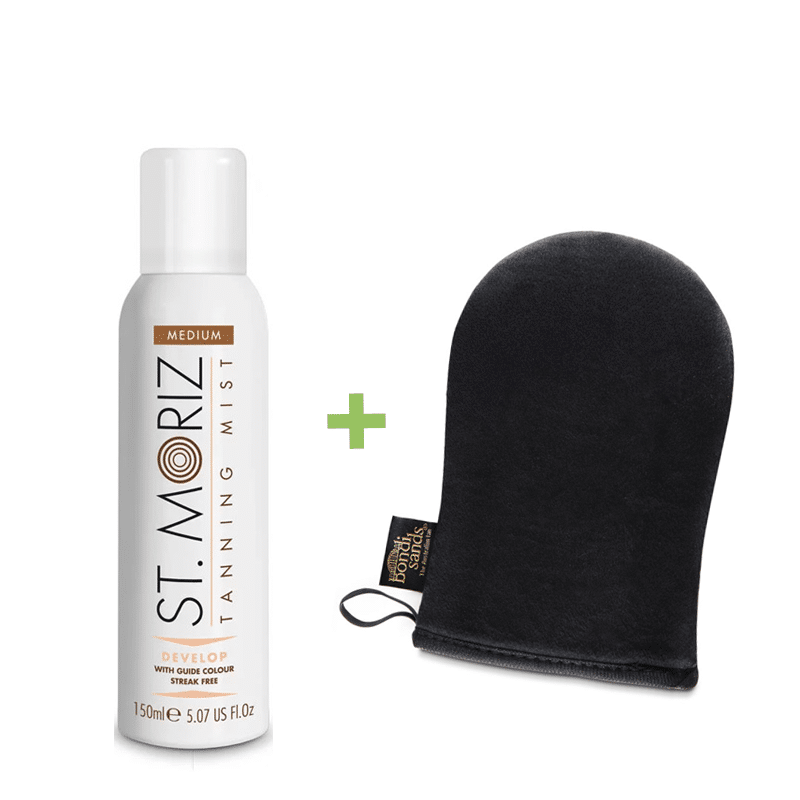 ST MORIZ Professional Instant Tanning Spray Medium Combideal2 - Spraytanme