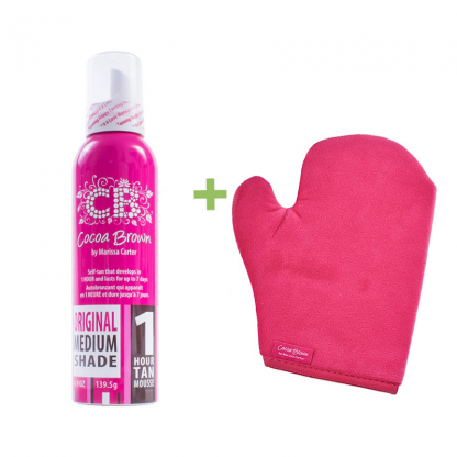 cocoa brown medium en tanning mitt combideal