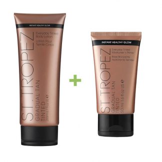 St Tropez gradual bodylotion 200ml en gezichtslotion 50ml